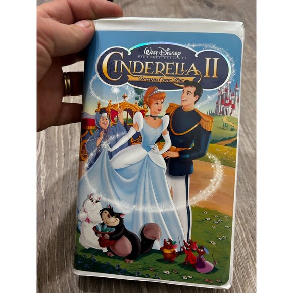 Walt Disney Cinderella 2 Dreams Come True VHS Tape - Picture 1 of 4